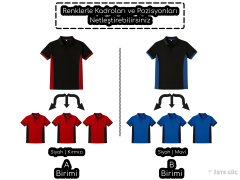 Polo Yaka Tişört | Edge Serisi | Baskılı •