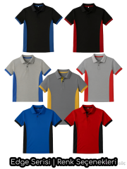 Polo Yaka Tişört | Edge Serisi | Baskılı •